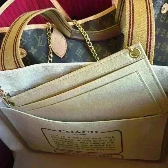 Large Wallet Insert- makes a large wallet into crossbody or line a large purse - Picture 2 of 4